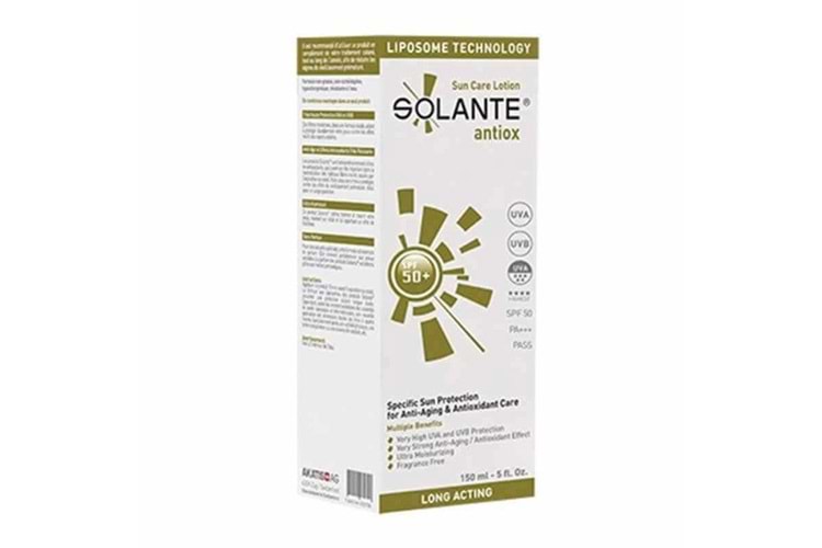 Solante Antiox Sun Care Losyon SPF50 150 ml