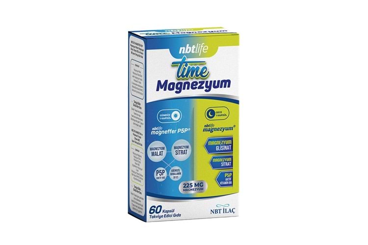 Nbt Life Time Magnezyum 60 Kapsül