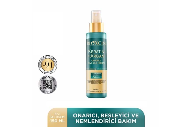 Bioxcin Keratin Argan Sıvı Saç Kremi 150 ml