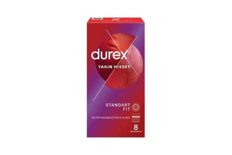 Durex Yakın Hisset Standart Fit 8'li