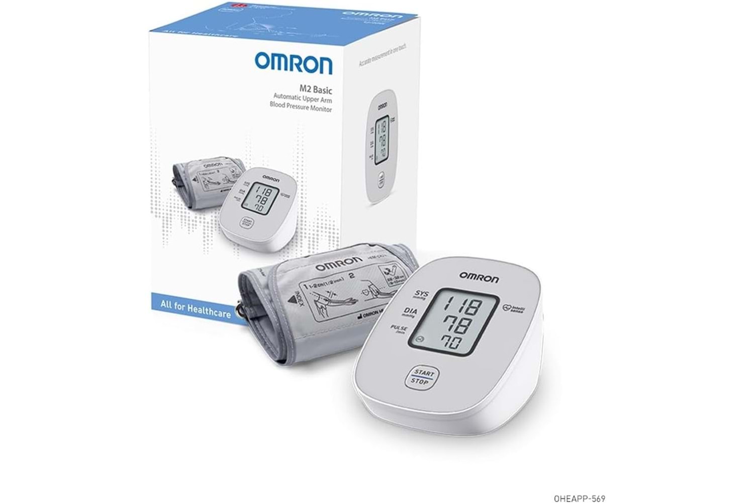 Omron M2 Basic HEM-7121J-E Koldan Ölçer Tansiyon Aleti