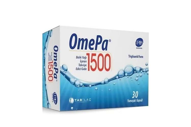 Omepa Balık Yağı 1500 mg 30 Yumuşak Kapsül