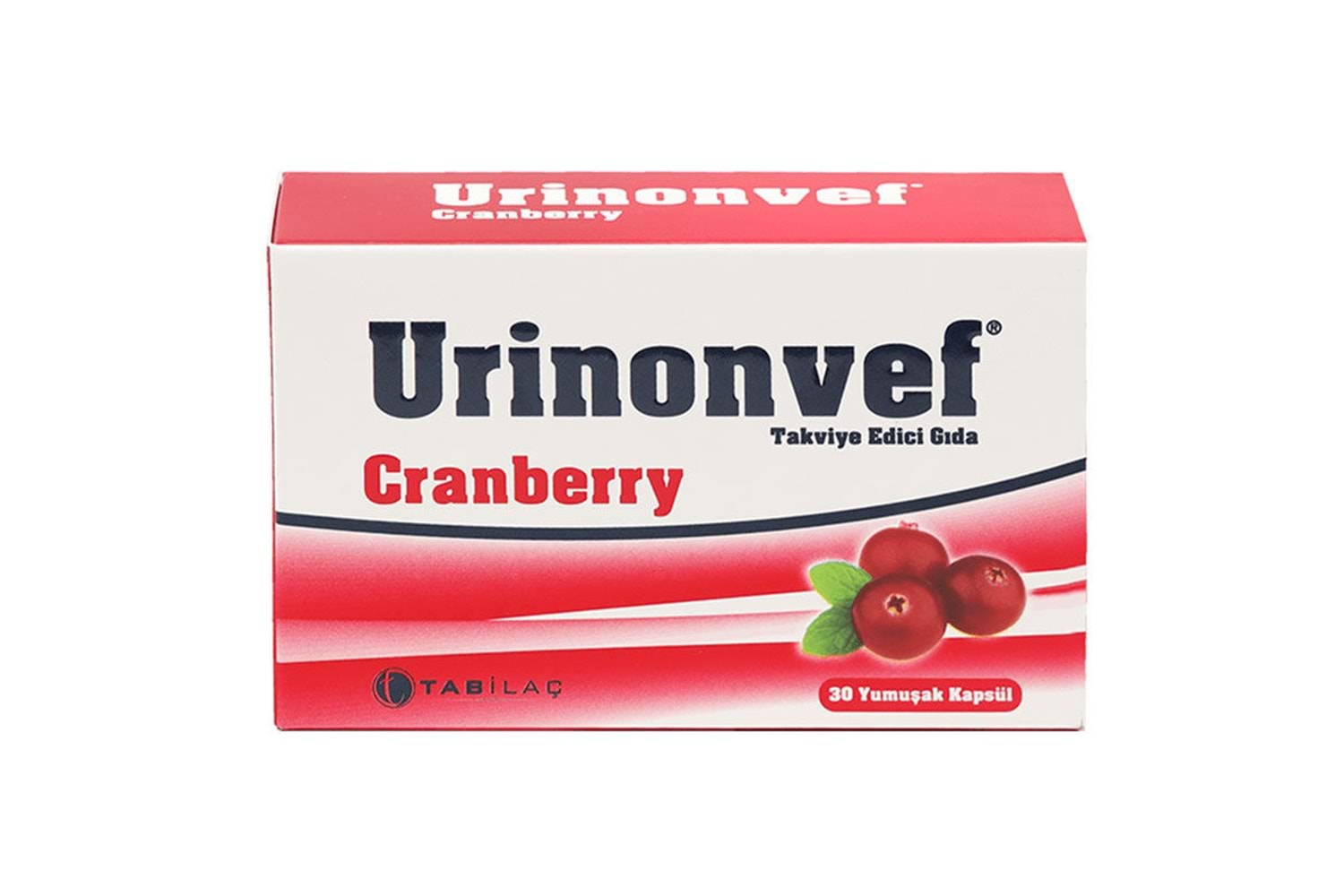 Urinonvef Cranberry 30 Yumuşak Kapsül