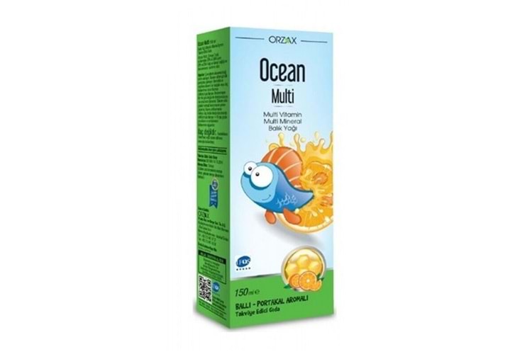 Ocean Multi Ballı Portakal Konsantreli Şurup 150 ml