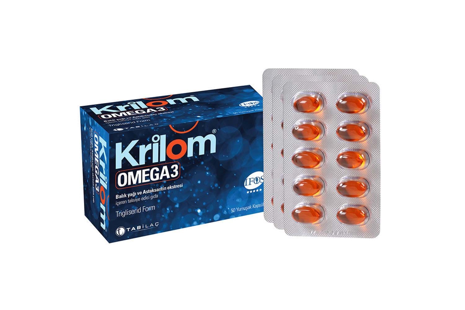 Krilom Omega-3 50 Yumuşak Kapsül