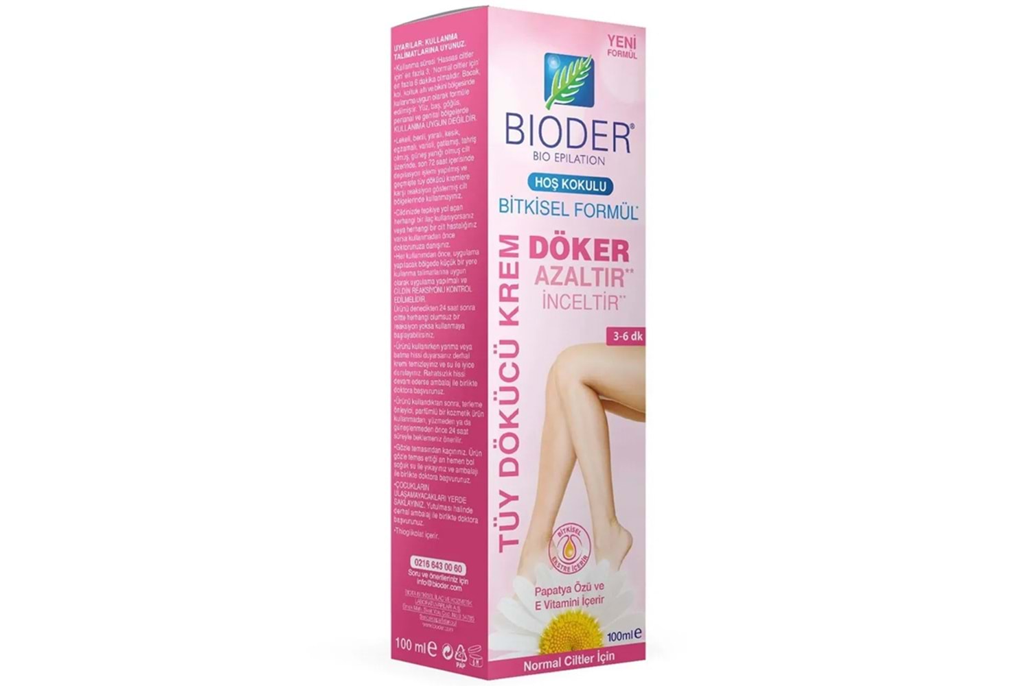 Bioder Tüy Dökücü Krem Normal Cilt 100 ml