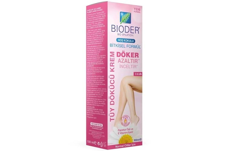 Bioder Tüy Dökücü Krem Normal Cilt 100 ml