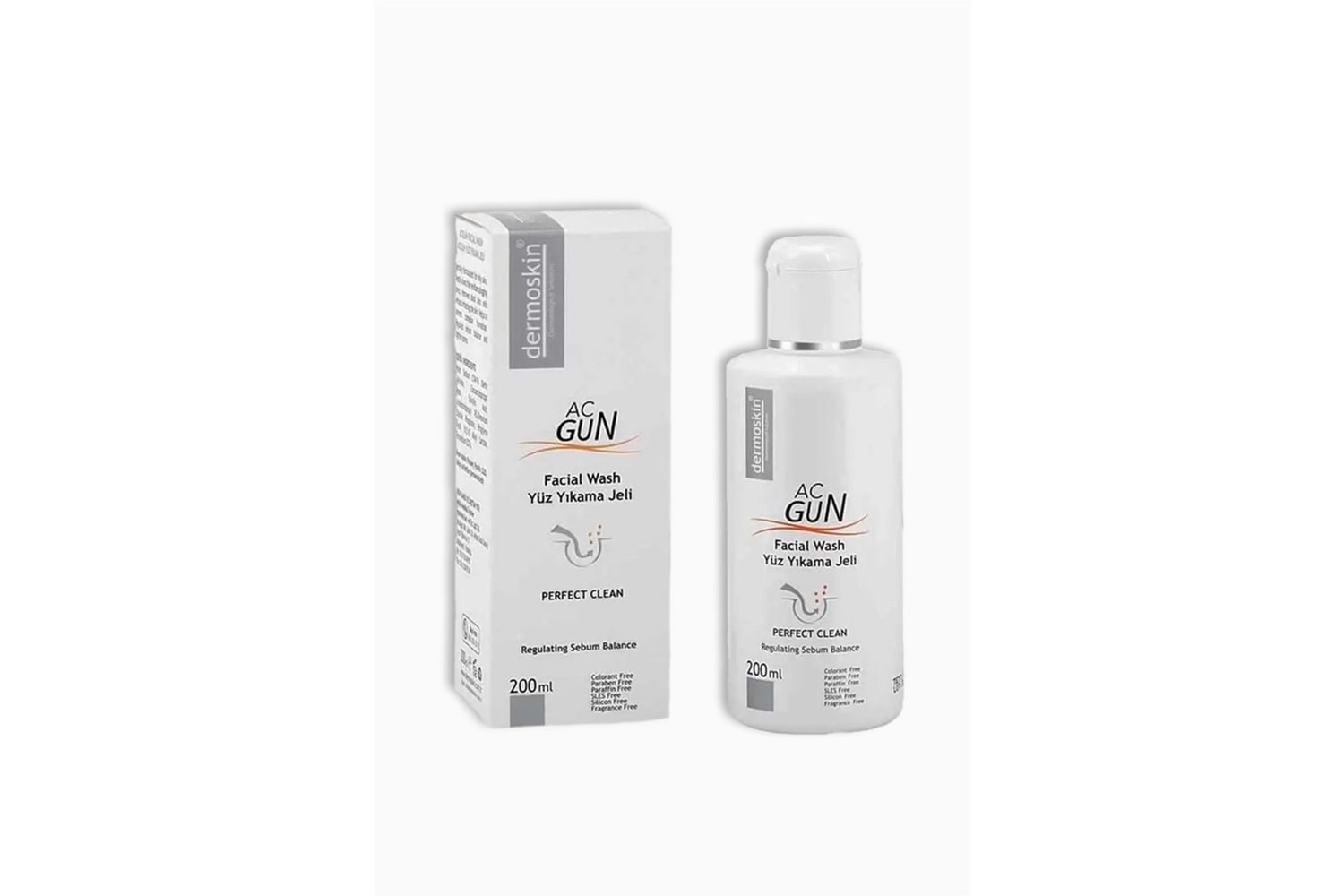 Dermoskin Acnegun Yüz Yıkama Jeli 200 ml - Eski Ambalaj