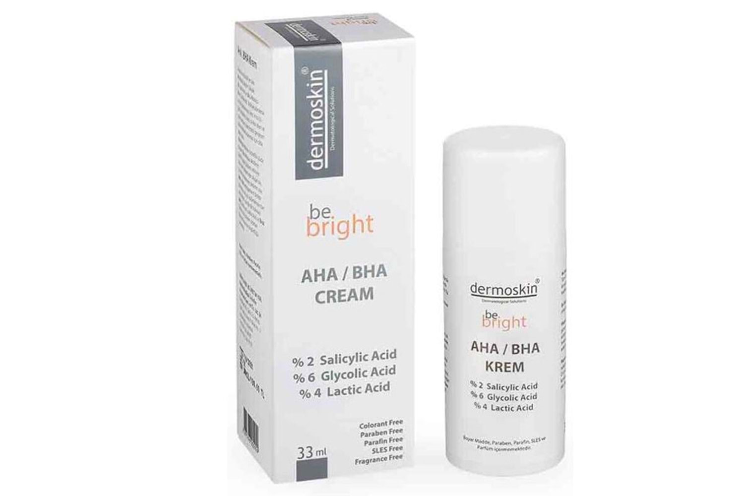 Dermoskin Be Bright AHA/BHA Krem 33 ml