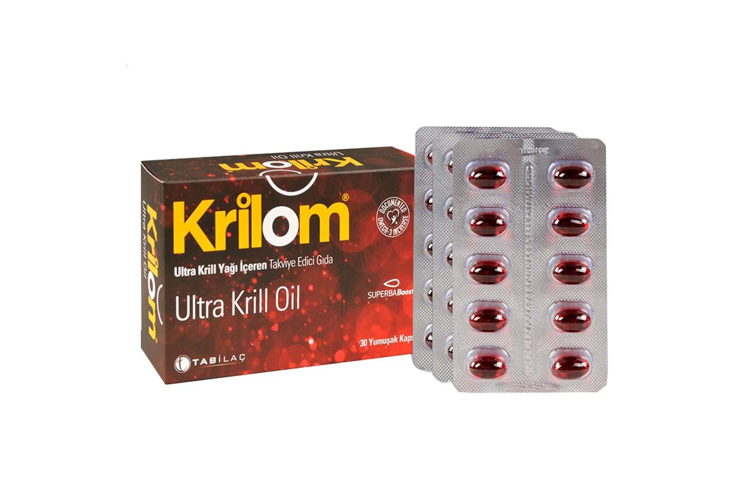 Krilom Ultra Krill Oil 30 Yumuşak Kapsül