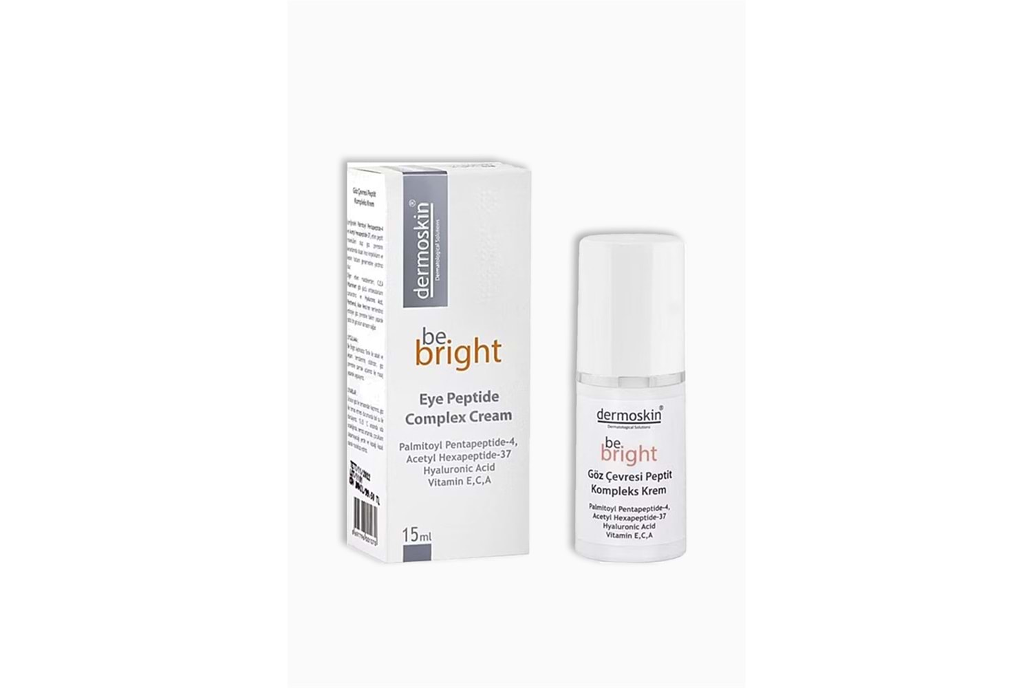 Dermoskin Be Bright Göz Çevresi Krem Peptit Kompleks 15 ml
