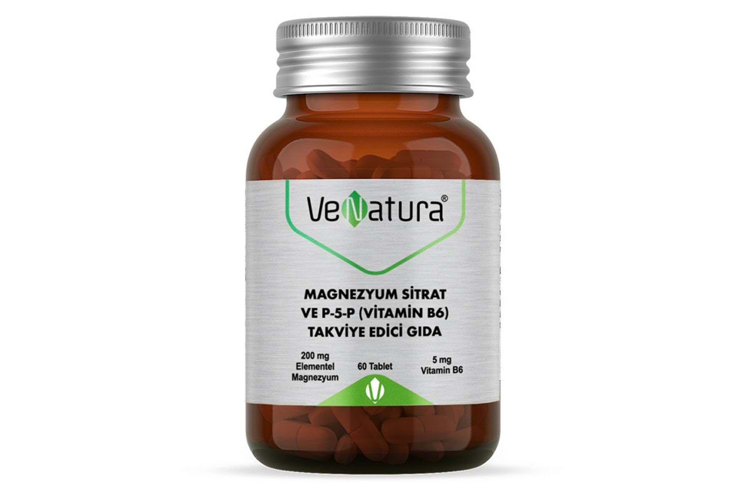 Venatura Magnezyum Sitrat ve P5P Vitamin B6 60 Tablet