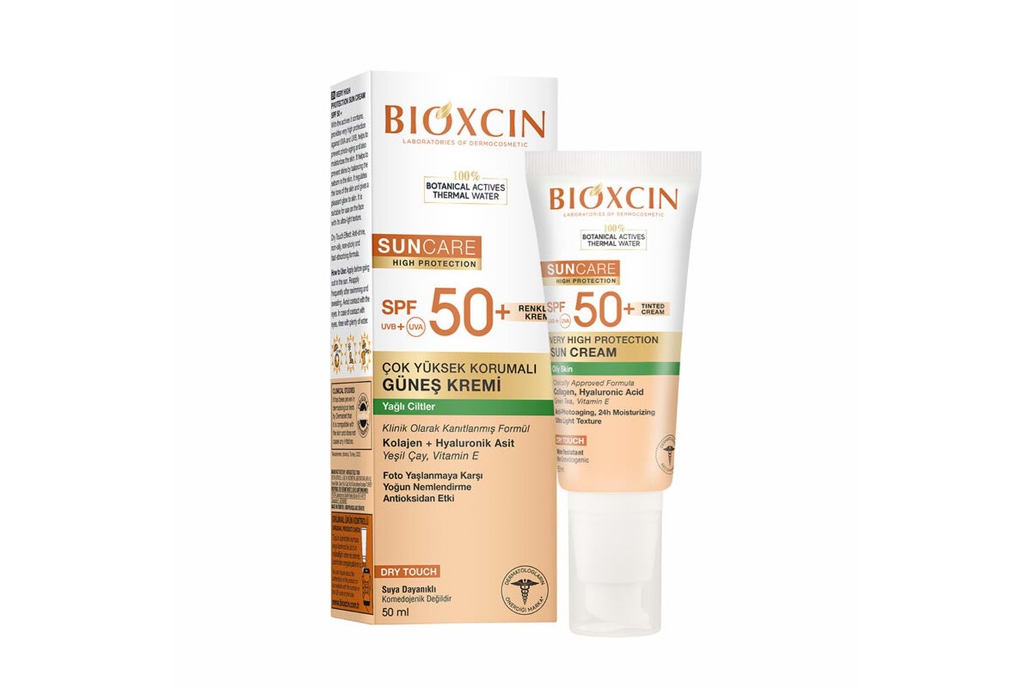 Bioxcin Sun Care Güneş Krem Renkli Yüksek Korumalı Yağlı Ciltler İçin SPF50+ 50 ml