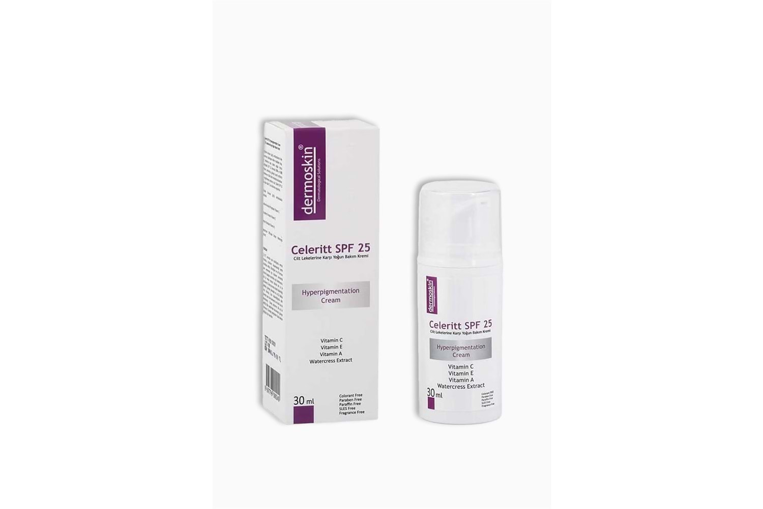 Dermoskin Celeritt Krem Cilt Lekelerine Karşı SPF25 30 ml