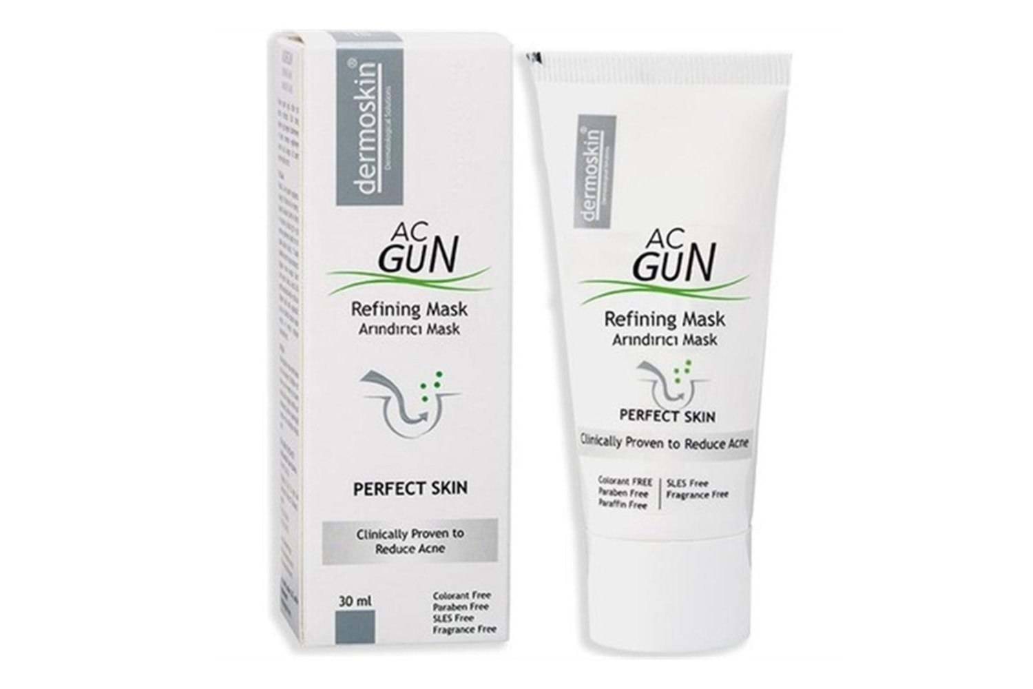 Dermoskin Acnegun Arındırıcı Mask 30 ml - Eski Ambalaj