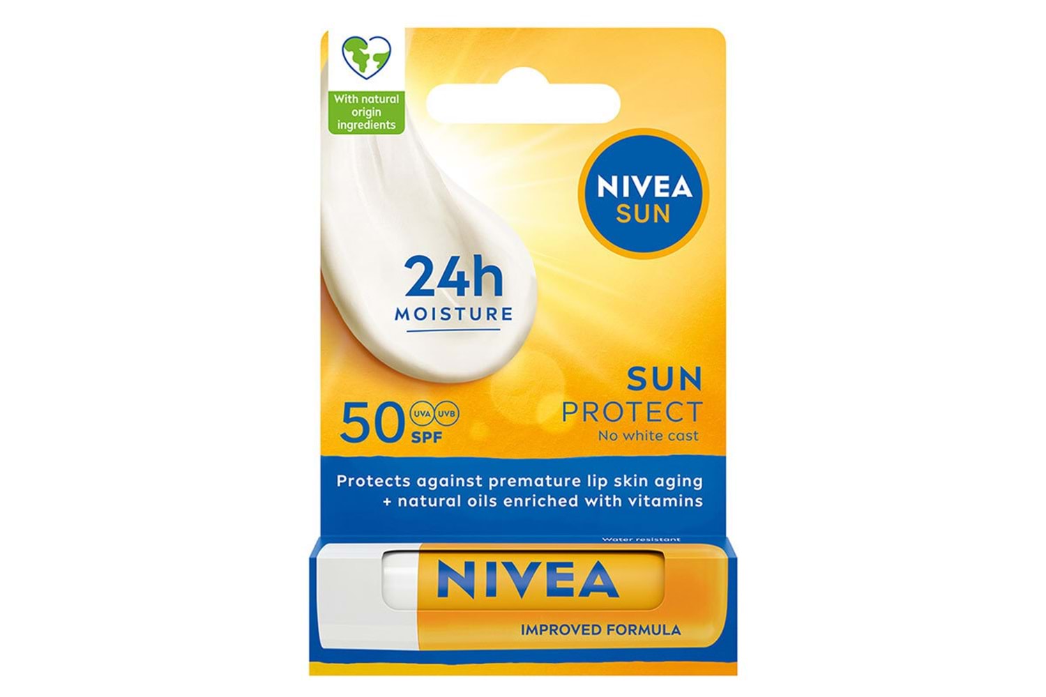 Nivea Sun SPF50 Yüksek Güneş Koruyucu Dudak Bakım Kremi 4.8 gr