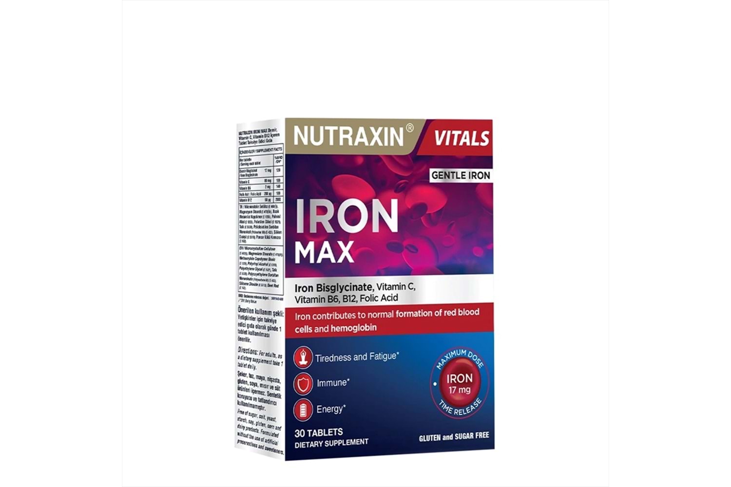 Nutraxin Iron Max 17 mg 30 Tablet