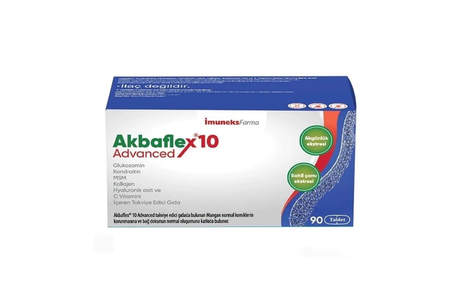 İmuneks Akbaflex10 Advanced 90 Tablet