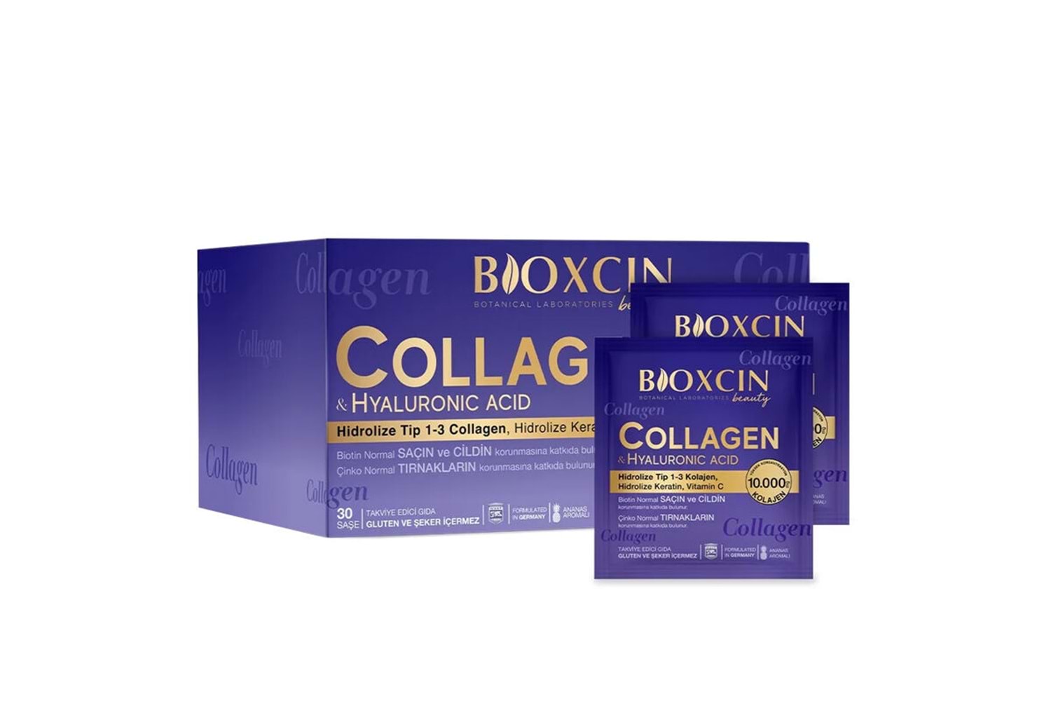 Bioxcin Beauty Collagen Hyaluronic Acid 30 Saşe