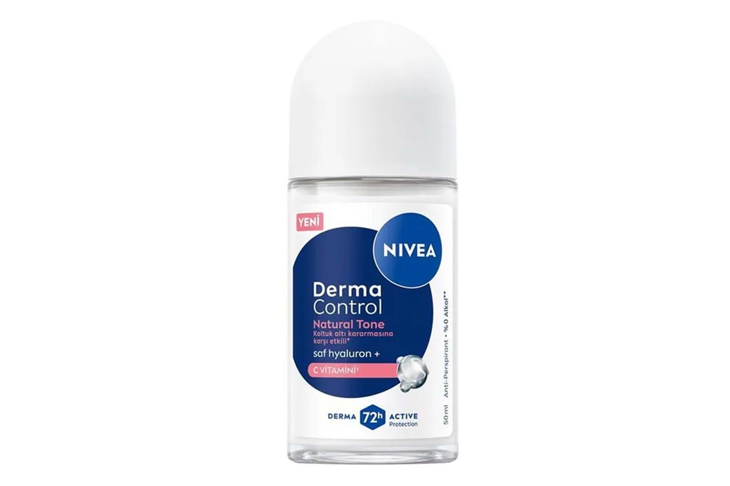 Nivea Derma Control Natural Tone Roll On 50 ml